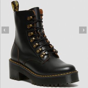 Dr. Martens Leona Boots Black Almost New Sz 5